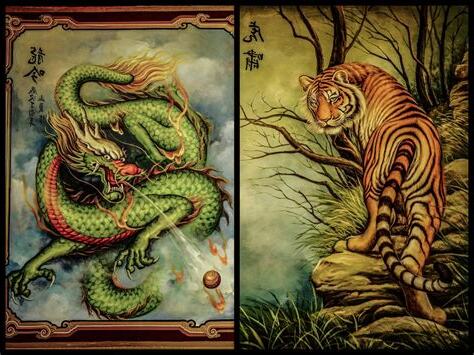 左青龍 右白虎 老牛